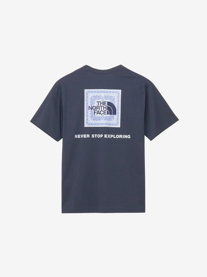 Japanese children's clothing TNF sweat-absorbing quick-drying static care parent-child wear square scarf logo print top S-XL adult summer TOPS 