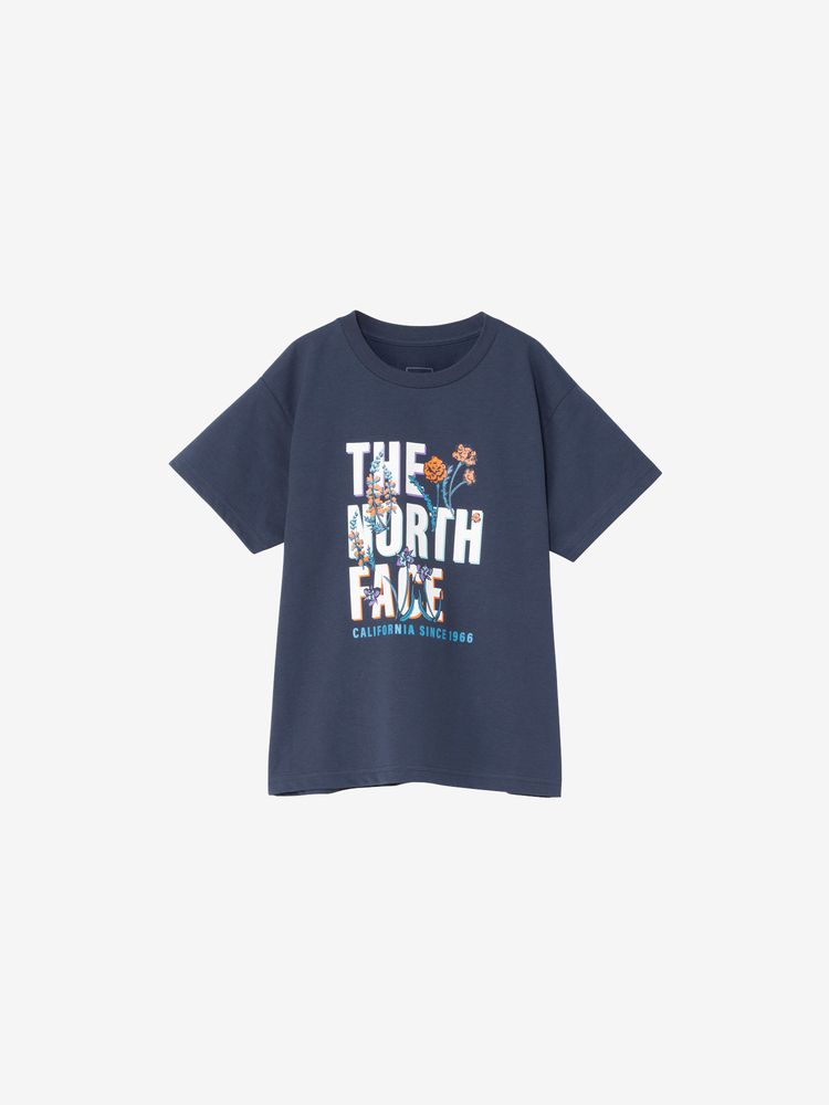 Japanese children's clothing TNF UV protection floral logo top 130-160cm boys/girls summer TOPS 