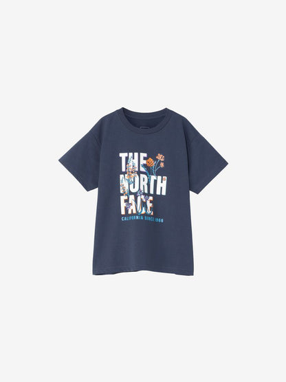 Japanese children's clothing TNF UV protection floral logo top 130-160cm boys/girls summer TOPS 