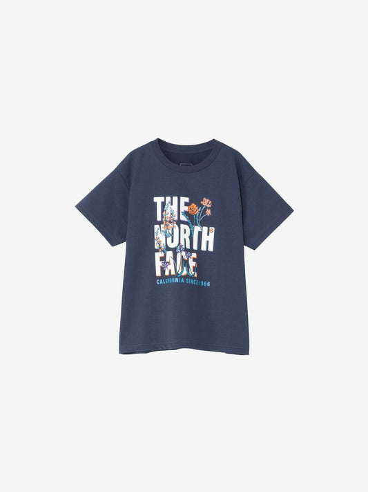Japanese children's clothing TNF UV protection floral logo top 130-160cm boys/girls summer TOPS 