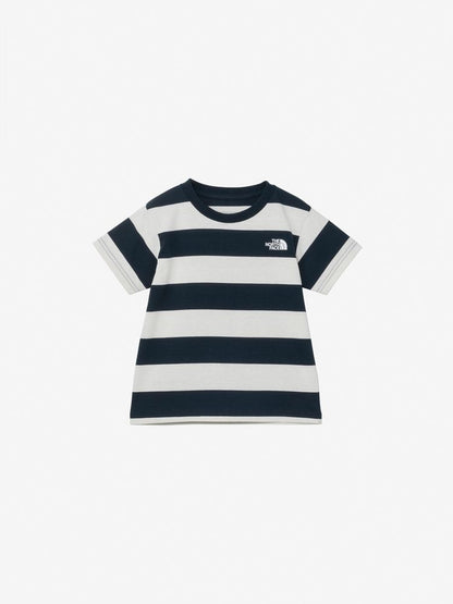 Japanese children's clothing TNF anti-fouling series UV protection striped top 100-120cm boys/girls summer TOPS 