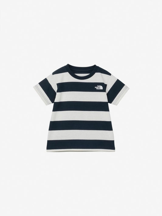 Japanese children's clothing TNF anti-fouling series UV protection striped top 100-120cm boys/girls summer TOPS 