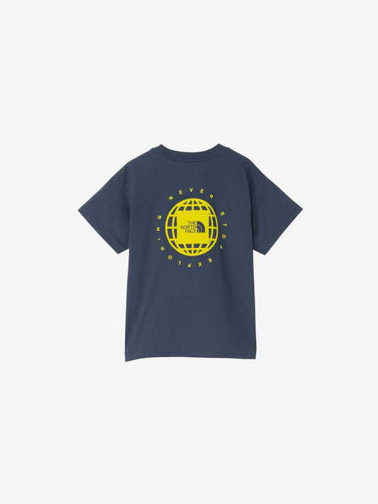 Japanese children's clothing TNF UV protection geometric square print top 100-120cm boys/girls summer TOPS 