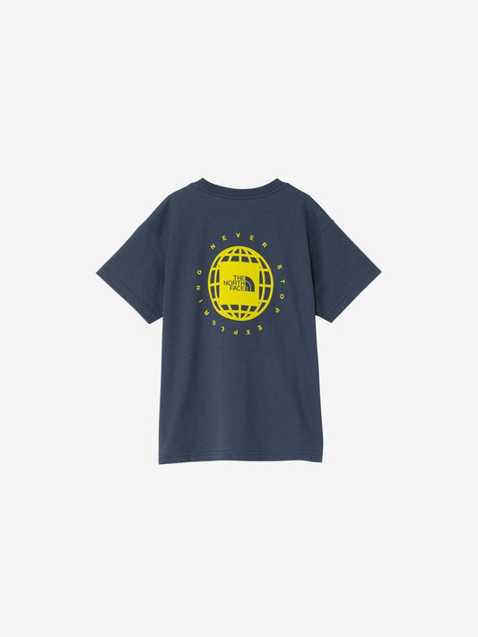 Japanese children's clothing TNF anti-UV geometric square print top 130-160cm boys/girls summer TOPS 