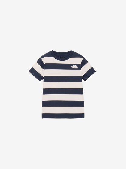 Japanese children's clothing TNF anti-fouling series UV protection striped top 130-160cm boys/girls summer TOPS 