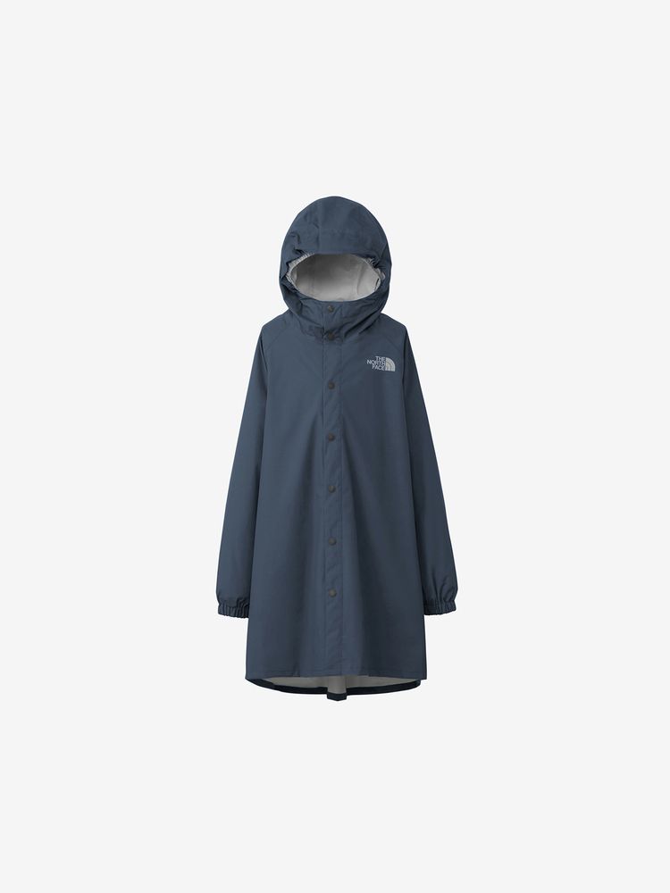 TNF Raincoat (110-150cm) Direct from Japan (Rainy Day Series) 