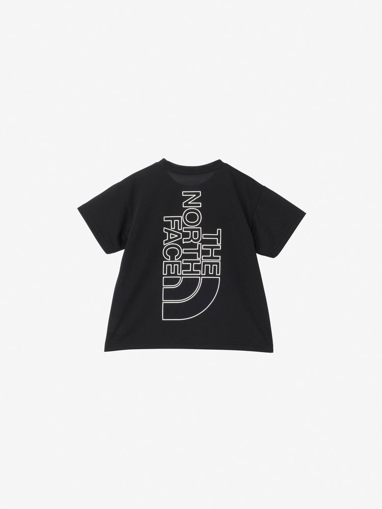 Japanese children's clothing TNF quick-dry series large logo tops 100-120cm boys'/girls' summer TOPS 
