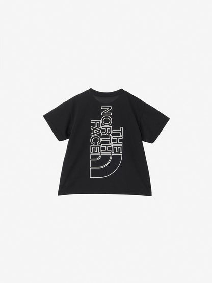 Japanese children's clothing TNF quick-dry series large logo tops 100-120cm boys'/girls' summer TOPS 