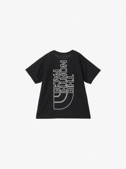 Japanese children's clothing TNF quick-dry series large logo tops 130-160cm boys/girls summer TOPS 