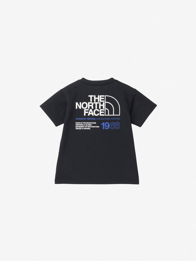 Japanese children's clothing TNF anti-UV sweat-absorbing quick-drying static care parent-child wear logo print top 100-120cm boys/girls summer TOPS 
