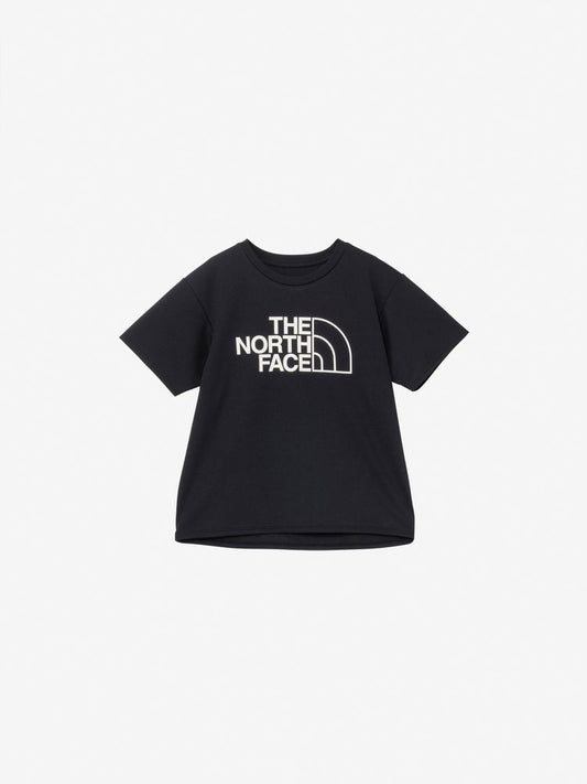 Japanese children's clothing TNF anti-UV sweat-absorbing quick-drying antibacterial deodorant static care logo print top 130-160cm boys/girls summer TOPS 