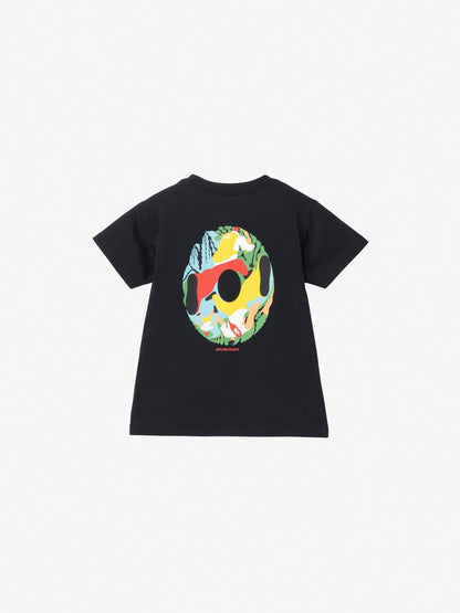 Japanese children's clothing TNF anti-UV sweat-absorbing quick-drying antibacterial deodorant static care parent-child wear printed tops 100-120cm boys/girls summer TOPS 