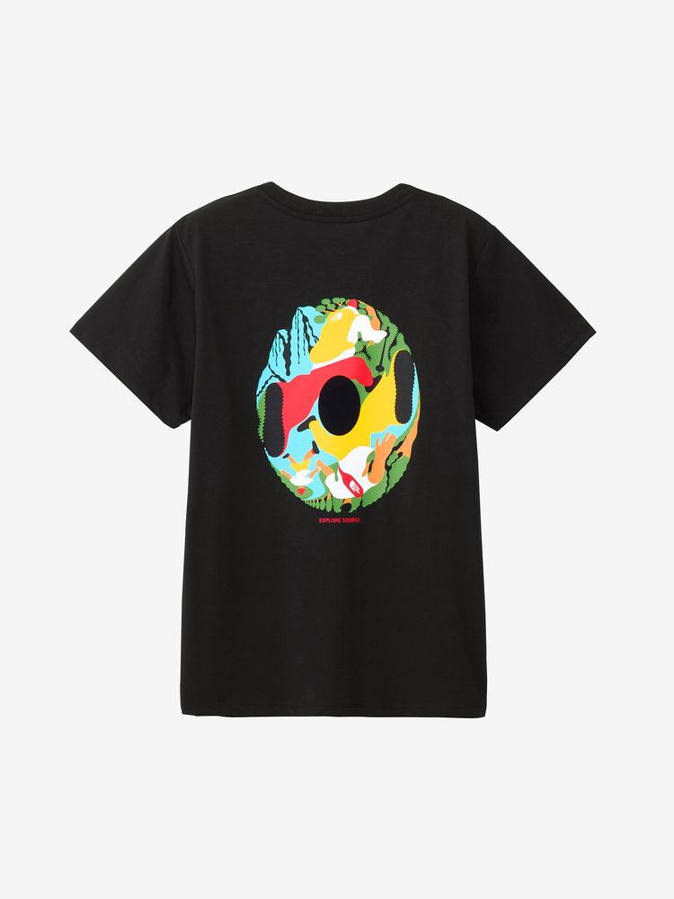 Japanese children's clothing TNF anti-UV sweat-absorbing quick-drying antibacterial deodorant static care parent-child wear printed tops S-XL adult summer TOPS 