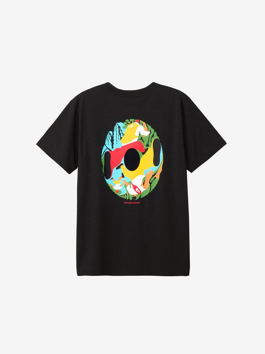 Japanese children's clothing TNF anti-UV sweat-absorbing quick-drying antibacterial deodorant static care parent-child wear printed tops S-XL adult summer TOPS 