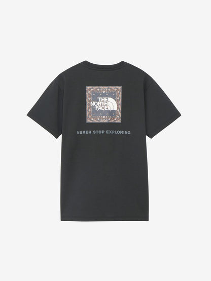 Japanese children's clothing TNF sweat-absorbing quick-drying static care parent-child wear square scarf logo print top S-XL adult summer TOPS 