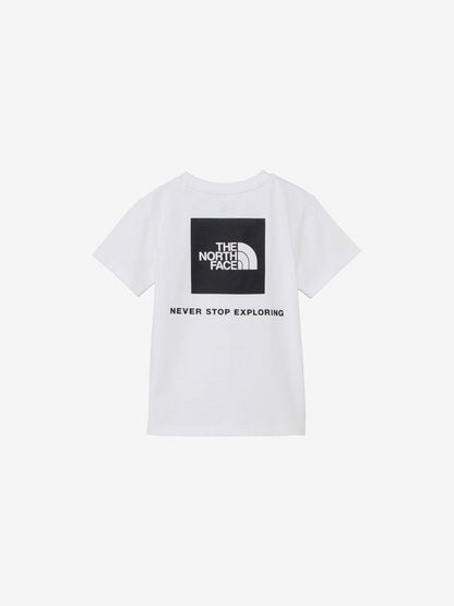 Japanese TNF children's clothing parent-child wear square back logo top 100-160cm boys/girls summer TOPS 