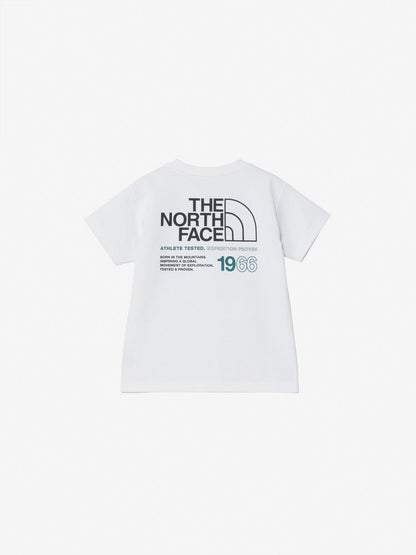 Japanese children's clothing TNF anti-UV sweat-absorbing quick-drying static care parent-child wear logo print top 100-120cm boys/girls summer TOPS 
