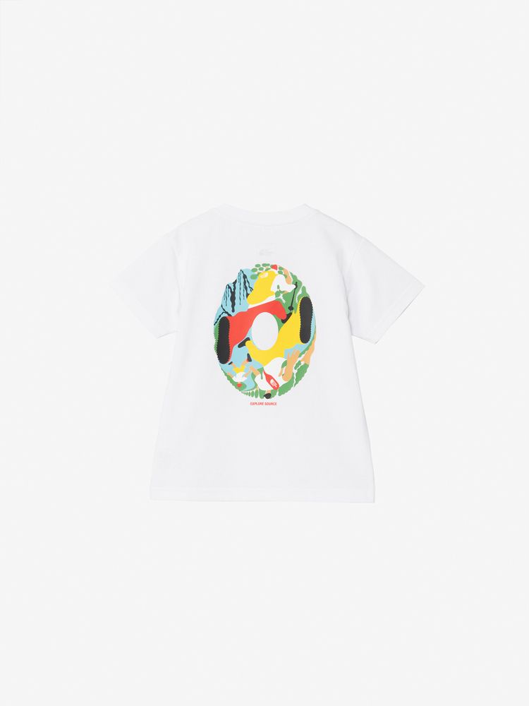 Japanese children's clothing TNF anti-UV sweat-absorbing quick-drying antibacterial deodorant static care parent-child wear printed tops 100-120cm boys/girls summer TOPS 