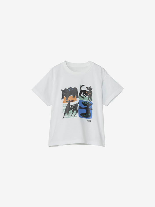 Japanese TNF UV Protection Animal Print Tops for Boys and Girls (Summer 100-120cm) 