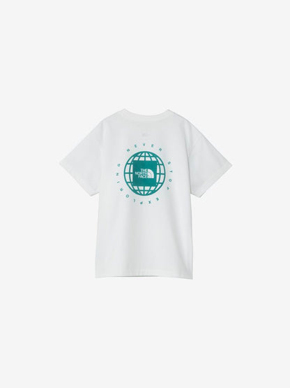 Japanese children's clothing TNF anti-UV geometric square print top 130-160cm boys/girls summer TOPS 