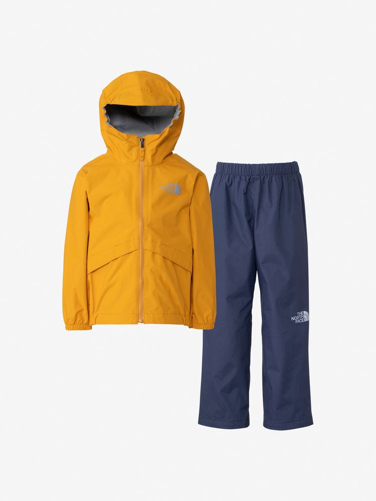 Japanese TNF waterproof series children's clothing two-piece jacket and pants set 110-120cm boys'/girls' summer outerwear pants 