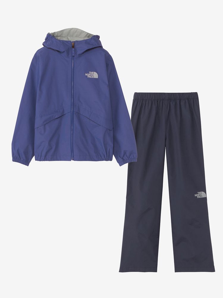 Japanese TNF waterproof series children's clothing two-piece jacket and pants set 130-160cm boys'/girls' summer outerwear pants 