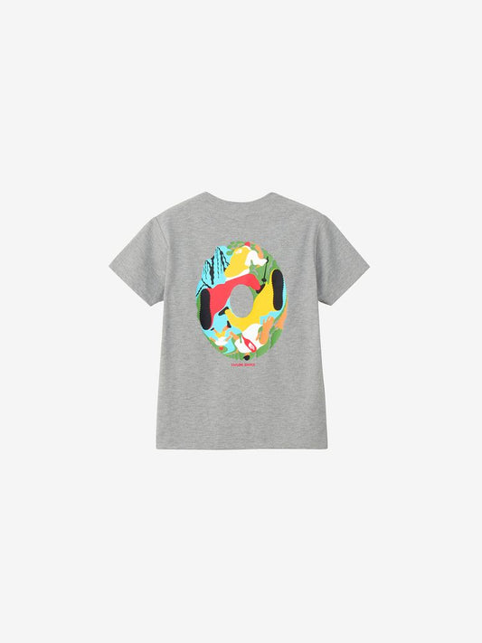 Japanese children's clothing TNF anti-UV sweat-absorbing quick-drying antibacterial deodorant static care parent-child wear printed tops 130-160cm boys/girls summer TOPS 