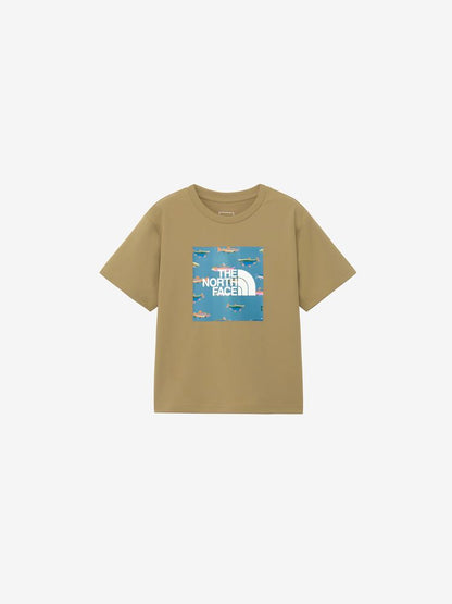 Japanese children's clothing TNF anti-UV sweat-absorbing quick-drying static care print top 130-160cm boys/girls summer TOPS 