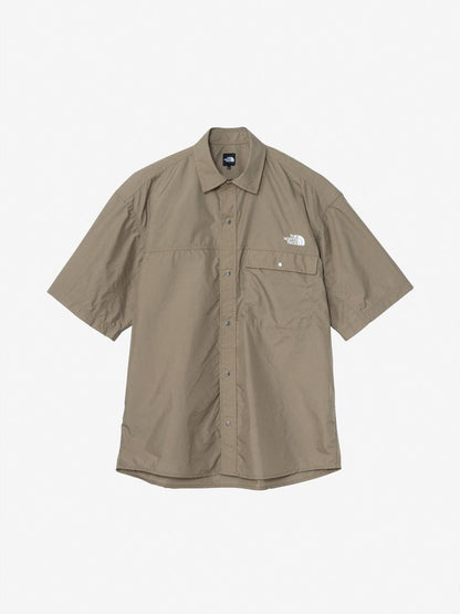 Japanese children's clothing TNF waterproof series parent-child short-sleeved mountain shirt XS-XL adult summer TOPS OUTERWEAR 