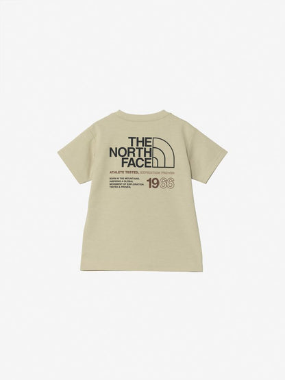 Japanese children's clothing TNF anti-UV sweat-absorbing quick-drying static care parent-child wear logo print top 100-120cm boys/girls summer TOPS 