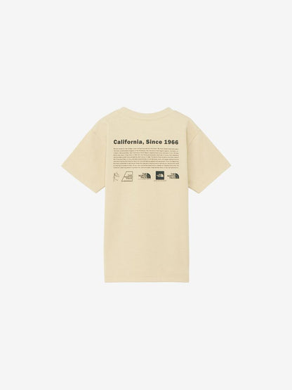 Japanese children's clothing TNF UV protection parent-child wear historical logo print top 130-160cm boys/girls summer TOPS 
