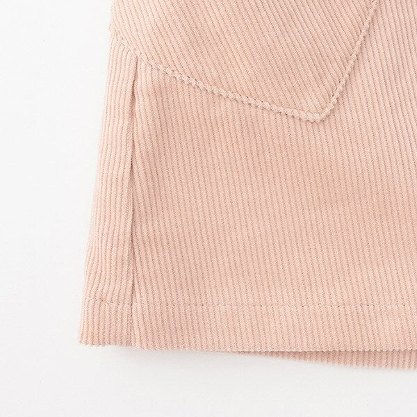 日本童裝 Ly# mine 心型口袋燈芯絨裙褲 100-150cm 女童款 秋季 PANTS