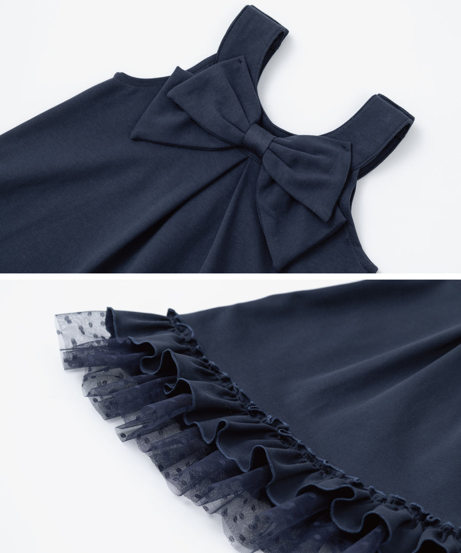 日本童裝 panpantutu 蝴蝶結蝴心裙 80-140cm 女童款 夏季 DRESSES