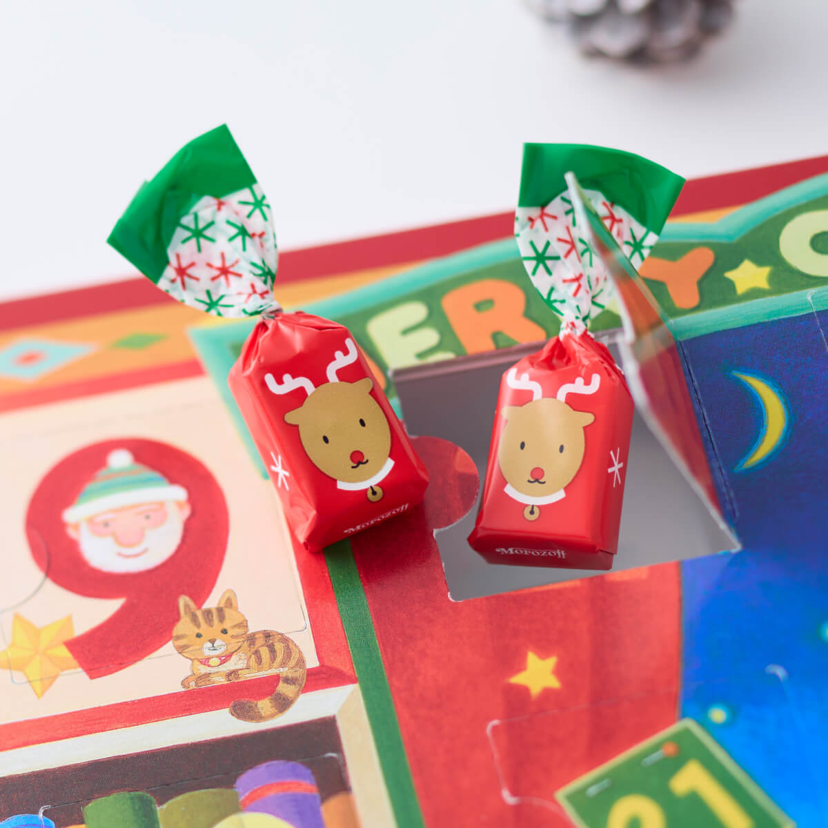 日本直送 Morozoff 聖誕倒數日曆 50個 聖誕快樂特輯 新年行運發財特輯 Christmas Happy New Year 馬年 限定手信