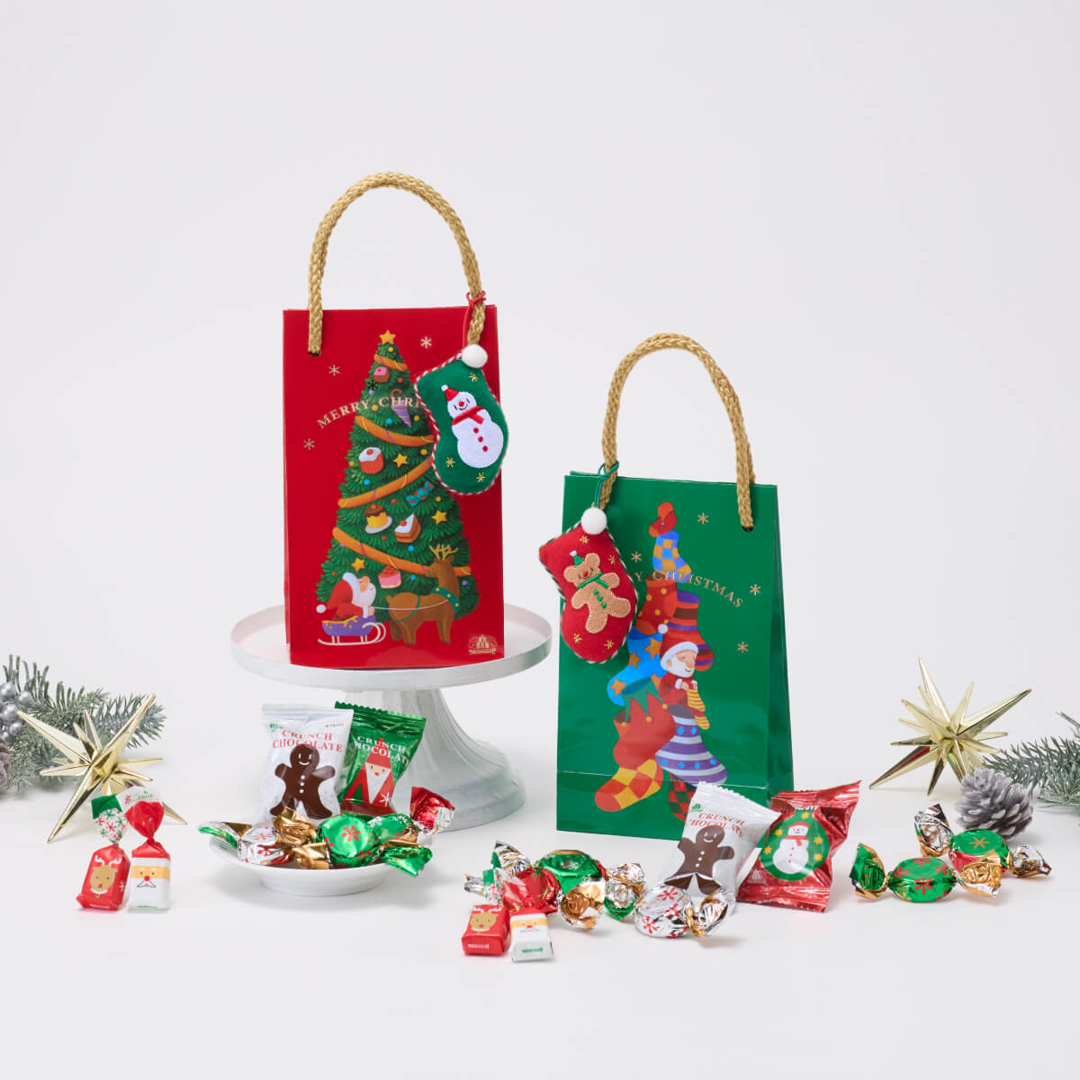 日本直送 Morozoff 聖誕朱古力小禮袋 9個 聖誕快樂特輯 新年行運發財特輯 Christmas Happy New Year 馬年 限定手信