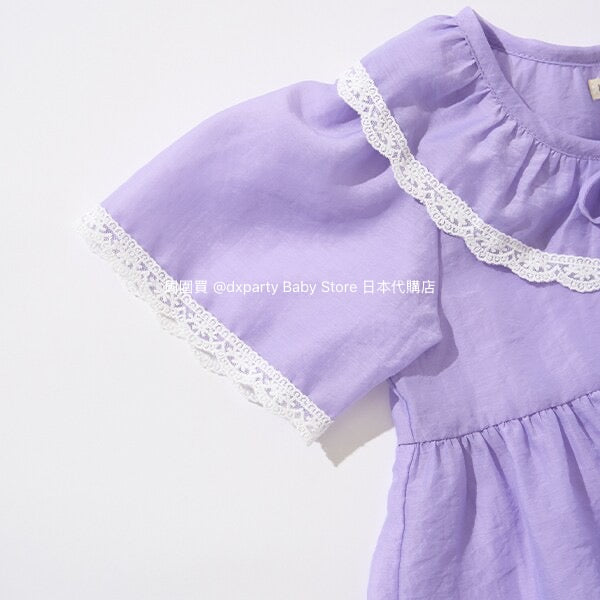 Japanese children's clothing Ly# mine chiffon coat shirt 100-150cm girls summer TOPS OUTERWEAR 