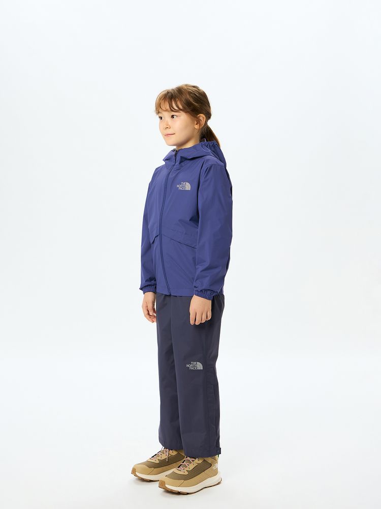 Japanese TNF waterproof series children's clothing two-piece jacket and pants set 130-160cm boys'/girls' summer outerwear pants 