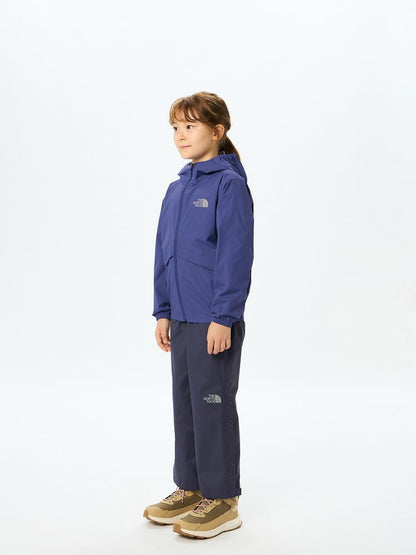 Japanese TNF waterproof series children's clothing two-piece jacket and pants set 130-160cm boys'/girls' summer outerwear pants 