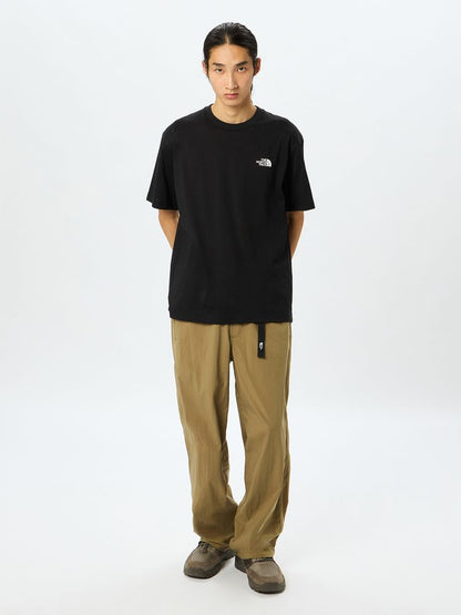 Japanese children's clothing TNF parent-child wear square back logo top S-XXL adult summer TOPS 