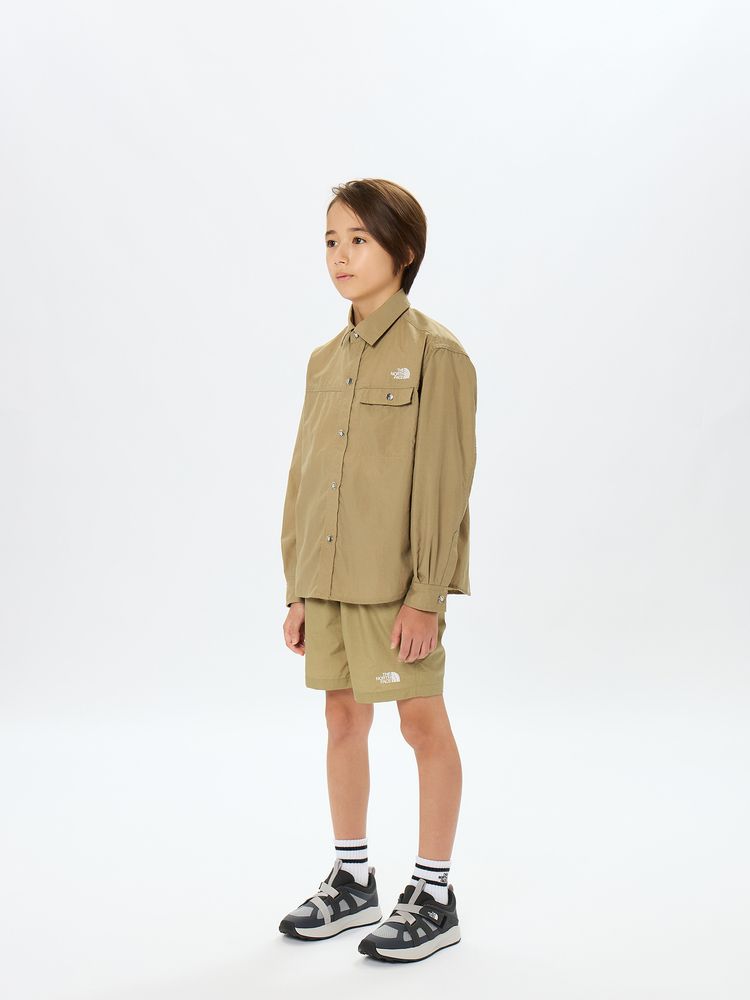 TNF Waterproof Series Kids' Shirt (130-160cm) for Boys and Girls Summer TOPS OUTERWEAR 