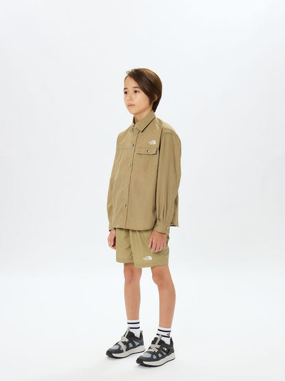 TNF Waterproof Series Kids' Shirt (130-160cm) for Boys and Girls Summer TOPS OUTERWEAR 