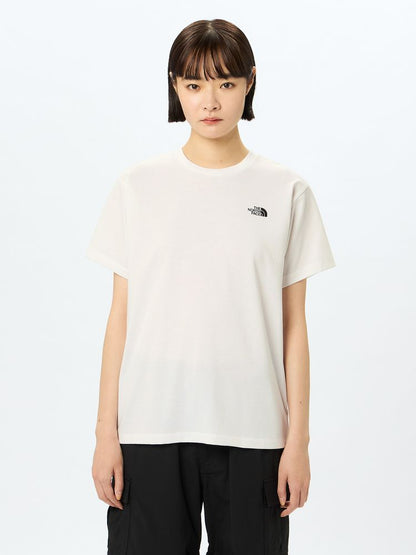 Japanese children's clothing TNF parent-child wear square back logo top S-XL adult summer TOPS 