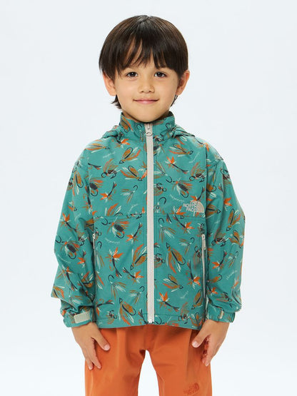 TNF Waterproof Series Anti-Static Windbreaker (100-120cm) for Boys and Girls Summer Outerwear 
