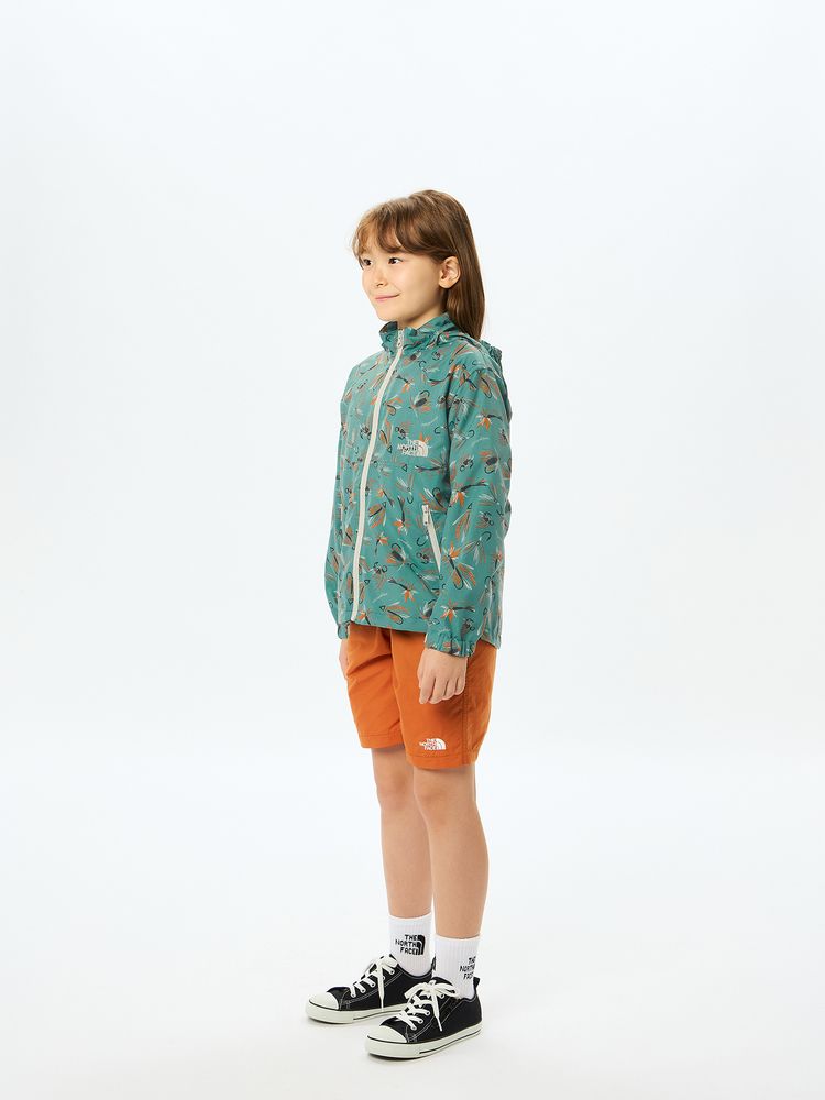 TNF Waterproof Series Anti-static Windbreaker (130-160cm) for Boys and Girls Summer Outerwear 