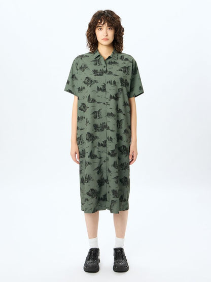 Japanese children's clothing TNF anti-UV static care breathable parent-child mountain shirt dress S-XL adult summer dresses 