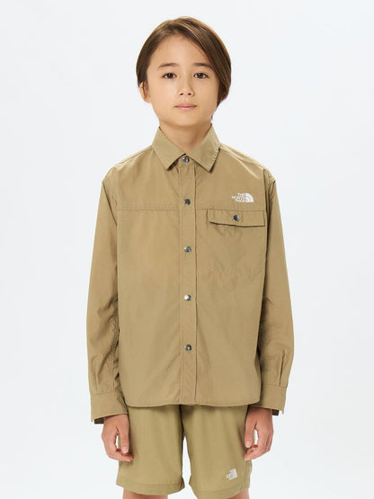 TNF Waterproof Series Kids' Shirt (130-160cm) for Boys and Girls Summer TOPS OUTERWEAR 