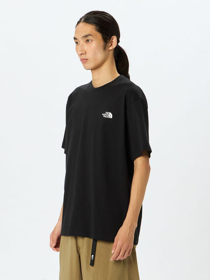 Japanese children's clothing TNF parent-child wear square back logo top S-XXL adult summer TOPS 