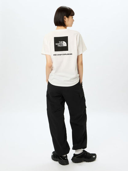 Japanese children's clothing TNF parent-child wear square back logo top S-XL adult summer TOPS 