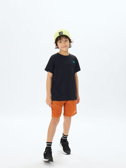 Japanese children's clothing TNF sweat-absorbing quick-drying static care parent-child wear printed tops 130-160cm boys/girls summer TOPS 