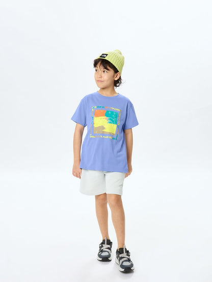 Japanese children's clothing TNF anti-UV sweat-wicking quick-drying colorful logo top 130-160cm boys/girls summer TOPS 